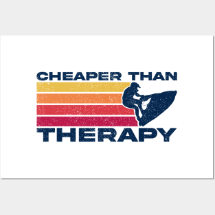 Therapy for Jet Ski Lover V2 Posters and Art